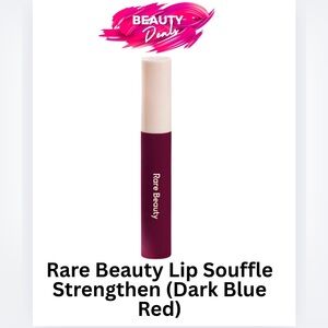Rare Beauty Lip Souffle - Strengthen in Dark Blue Red NWT